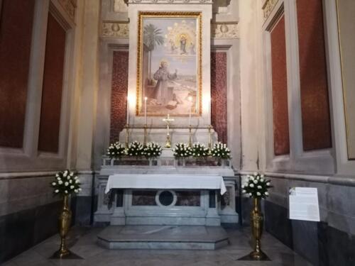 altare duns scoto con fiori